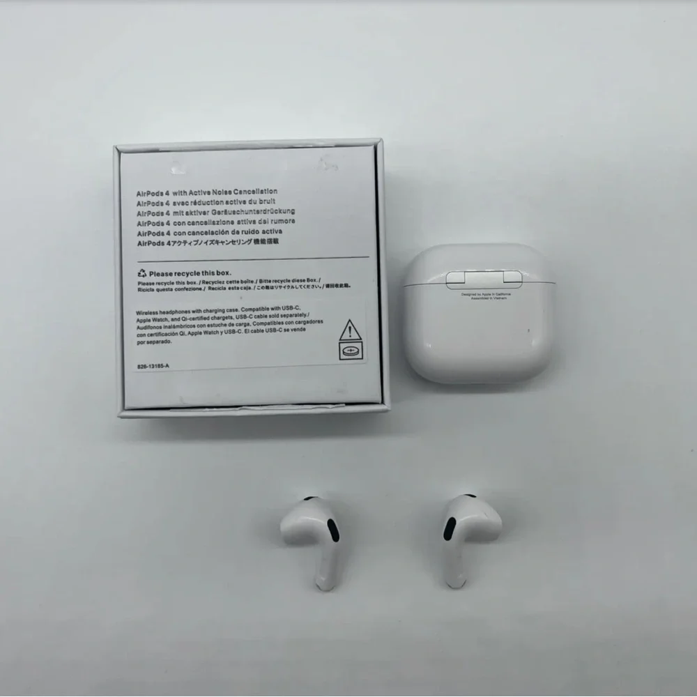 AirPods 4 with White Charging Case